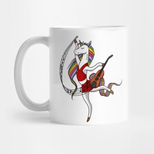 Unicorn Playing Violin Mug